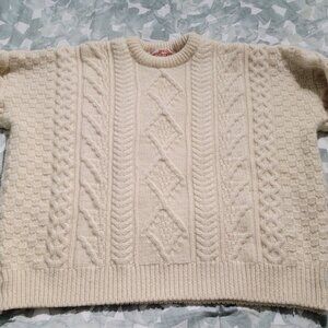 Irish Homecraft Cable Knit Sweater